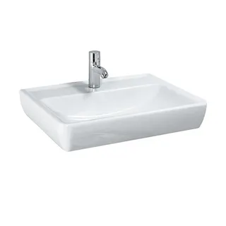 Laufen Waschtisch PRO A 480x600x180 ohne Hahnloch mit Überlauf weiß – Bild 3