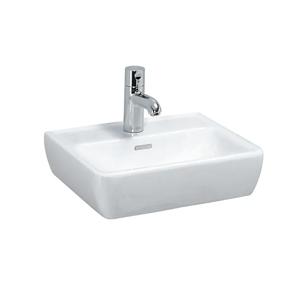 Laufen HWB PRO A 340x450x145 ohne Hahnloch mit Überlauf weiß