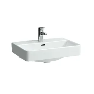 Laufen Waschtisch kompakt PRO S 380x550x175 1 Hahnloch mit Überlauf weiß