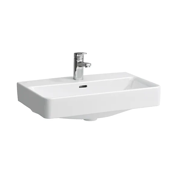 Laufen Aufsatz-Waschtisch kompakt PRO S 380x600x175 ohne Hahnloch mit Überlauf weiß