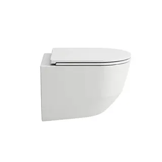 Laufen T-WC wandh. PRO 490x360 spülrandlos Ausf. kurz verdeckte Bef. weiß – Bild 4