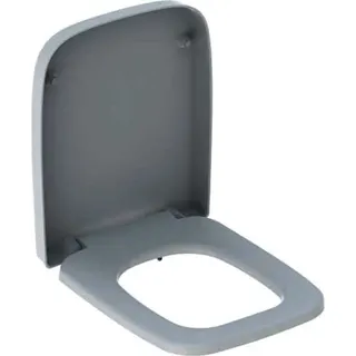 Geberit Renova Plan WC-Sitz, eckiges Design weiß, Befestigung von oben – Bild 2