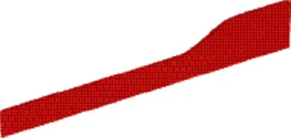 GE Bambini Dekorblende, Front für 4 WT-Arm., tieferes Becken li, rot