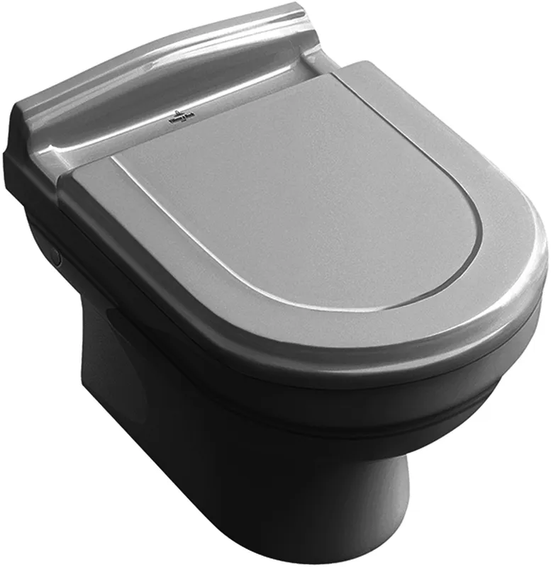 Villeroy & Boch Tiefspül-WC Hommage 370x600x410mm ov wandh. Abg. waagr. Weiß Alpin cplus