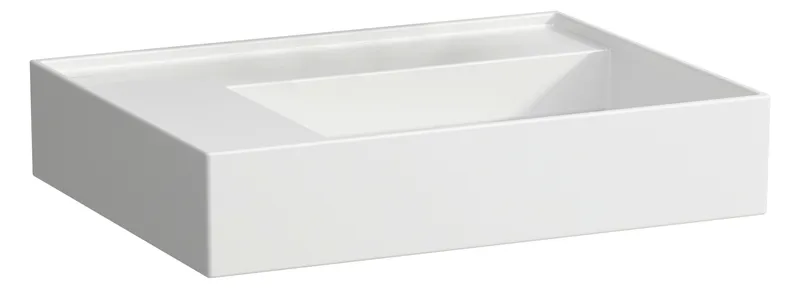 Waschtisch K-LAUFEN 460x600x150 o. Hlo.Ül. versteckter Abl. Ablg. links LCC we
