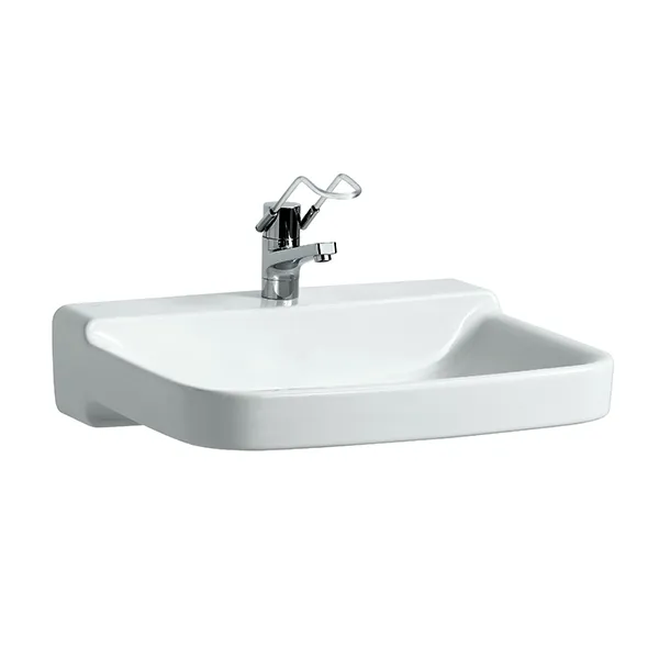 Laufen Waschtisch barr-frei PRO LIBERTY 550x650x190 1 Hahnloch ohne Überlauf Ül-Kanal unten geschl. we