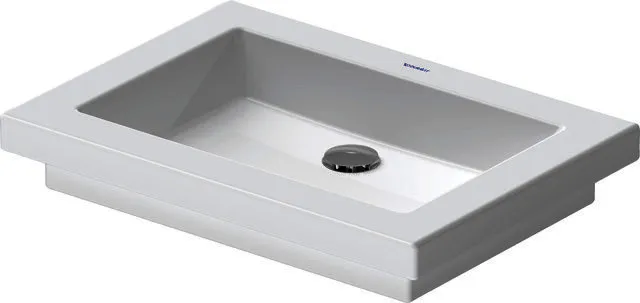 Duravit Aufsatzbecken 2nd floor 580 mm ohne ÜL, o. HLB, geschl., weiß