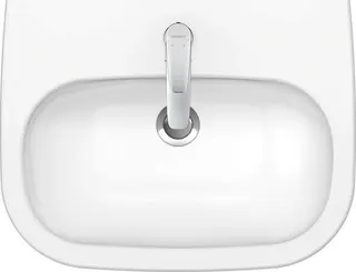 Duravit Waschtisch D-Code 600 mm mit ÜL, mit HLB, 1 HL, weiß – Bild 5