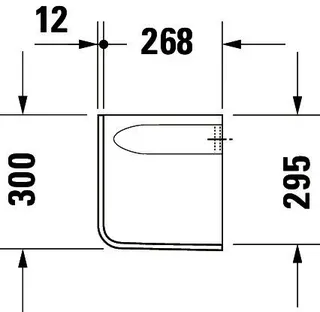 Duravit Halbsäule D-Code für 231065/231060/231055/034812, weiß – Bild 4