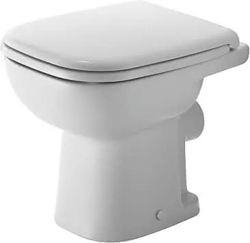 Duravit Stand-WC D-Code 480 mm Tiefspüler, Abgang waagrecht, weiß