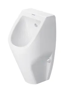 DU Urinal D-Code, Zulauf von hinten rimless, ohne Fliege, weiß