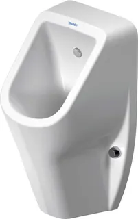 Duravit Urinal D-Code, Zulauf von hinten rimless, ohne Fliege, weiß – Bild 2