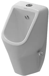 DU Urinal D-Code, Zulauf von oben rimless, ohne Fliege, weiß