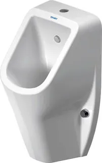 Duravit Urinal D-Code, Zulauf von oben rimless, ohne Fliege, weiß – Bild 2