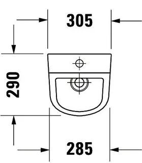 Duravit Urinal D-Code, Zulauf von oben rimless, ohne Fliege, weiß – Bild 3