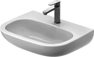 Duravit Waschtisch D-Code Med 600 mm ohne ÜL, mit HLB, 1 HL, weiß – Bild 3