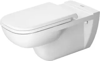 Duravit Wand-WC D-Code Vital 700 mm Tiefspüler, barrierefrei, weiß