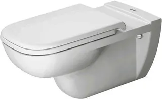Duravit Wand-WC D-Code Vital 700 mm Tiefspüler, barrierefrei, weiß – Bild 2