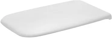 Duravit WC-Sitz D-Code mit Absenkaustomatik Scharniere edelstahl, lang, weiß