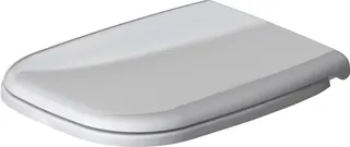 DU WC-Sitz D-Code Compact ohne SoftClose Scharniere edelstahl, weiß