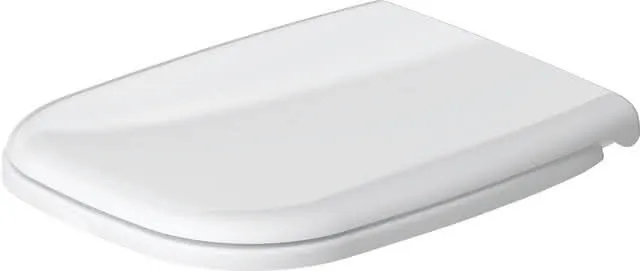 Duravit WC-Sitz D-Code Compact mit SoftClose Scharniere Kunststoff, weiß
