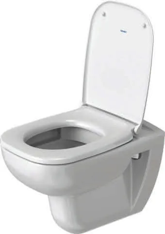 Duravit Wand-WC D-Code 545mm, weiß rimless, Tiefspüler, 4,5Liter
