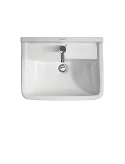 Duravit Waschtisch Starck 3 550 mm mit ÜL, mit HLB, 1 HL, weiß – Bild 2