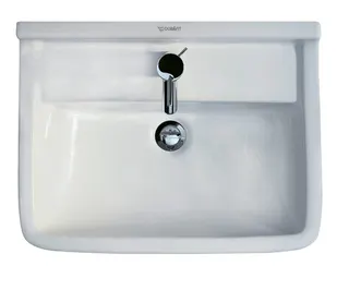 Duravit Waschtisch Starck 3 550 mm mit ÜL, mit HLB, 1 HL, weiß – Bild 3