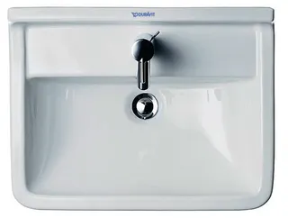 Duravit Waschtisch Starck 3 550 mm mit ÜL, mit HLB, 1 HL, weiß – Bild 5