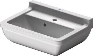Duravit Waschtisch Starck 3 500 mm mit ÜL, mit HLB, 1 HL, weiß – Bild 2