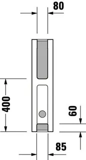 Duravit Standsäule Starck 3 f.030065/60/55 u.030480/70/10 weiß – Bild 3