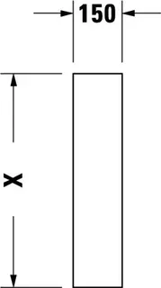 Duravit Standsäule Starck 3 f.030065/60/55 u.030480/70/10 weiß – Bild 5