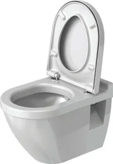 Duravit Wand-WC Starck 3 540 mm Tiefspüler, weiß – Bild 2