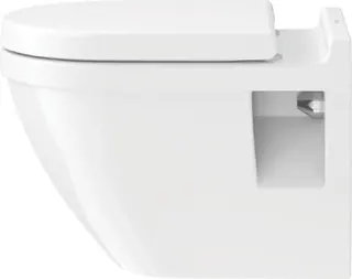 Duravit Wand-WC Starck 3 540 mm Tiefspüler, weiß – Bild 4