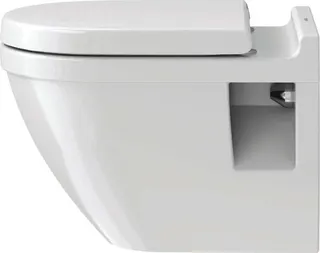 Duravit Wand-WC Starck 3 540 mm Tiefspüler, weiß WonderGliss – Bild 4