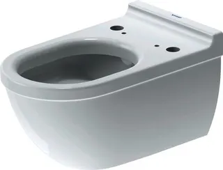 Duravit Wand-WC Starck 3 620 mm, Tiefspüler Durafix, f.SW m.verd.Anschl., weiß WG – Bild 2