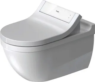 Duravit Wand-WC Starck 3 620 mm, Tiefspüler Durafix, f.SW m.verd.Anschl., weiß WG – Bild 3
