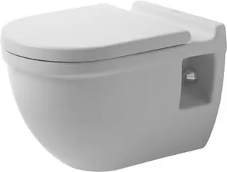 Duravit Wand-WC Starck 3 Comfort 545 mm Tiefspüler, Sitzhöhe +50 mm, weiß WG