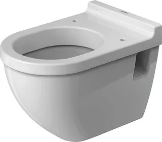 Duravit Wand-WC Starck 3 Comfort 545 mm Tiefspüler, Sitzhöhe +50 mm, weiß WG – Bild 2