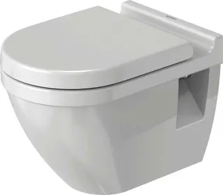 Duravit Wand-WC Starck 3 540 mm Flachspüler, weiß – Bild 3