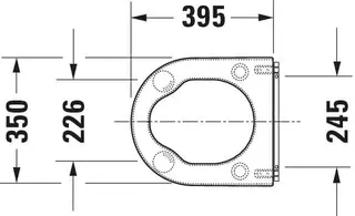 Duravit WC-Sitzring Starck 3 Vital, mit Winkelpuffern,Scharniere edelstahl,weiß – Bild 2