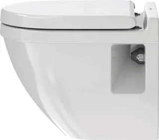 Duravit Wand-WC Starck 3 Compact 485 mm Tiefspüler, weiß – Bild 4