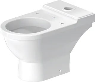 Duravit Stand-WC Kombi Starck 3 655 mm Tiefspüler, f.SPK, Abg.waagr., weiß – Bild 2