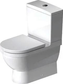 Duravit Stand-WC Kombi Starck 3 655 mm Tiefspüler, f.SPK, Abg.Vario, weiß