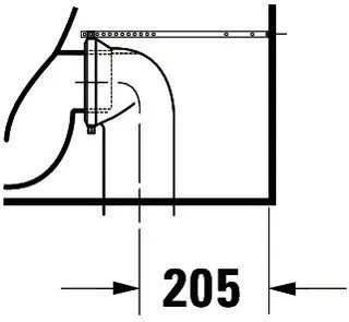 Duravit Stand-WC Big Toilet Starck 3 740 mm Tiefspüler, f.SPK, Abg.Vario, weiß – Bild 4