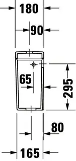 Duravit Spülkasten Starck 3, mit DF-IG chrom Anschluss rechts/links, weiß – Bild 4
