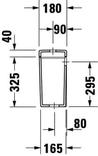 Duravit Spülkasten Starck 3, mit DF-IG chrom Anschluss unten links, weiß – Bild 4
