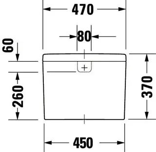 Duravit Spülkasten Starck 3, mit DF-IG chrom Anschl. unten links, f.210409, weiß – Bild 3