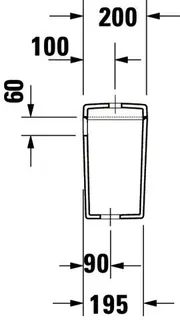 Duravit Spülkasten Starck 3, mit DF-IG chrom Anschl. unten links, f.210409, weiß – Bild 4