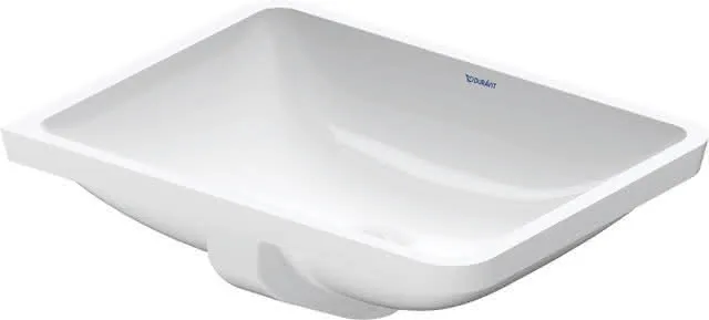 Duravit Einbauwaschtisch Starck 3 490 mm EB v.unten, mit ÜL, ohne HLB, weiß